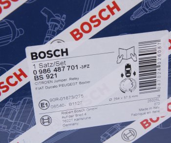 3 899 р. Колодки тормозные задние барабанные 4шт. BOSCH Fiat Ducato 290 (2014-2025)  с доставкой в г. Майкоп. Увеличить фотографию 4