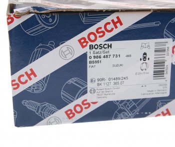 1 799 р. Колодки тормозные задние барабанные 4шт. BOSCH Suzuki SX4 GYA,GYB  рестайлинг, хэтчбэк (2010-2016)  с доставкой в г. Майкоп. Увеличить фотографию 4