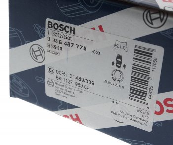 2 579 р. Колодки тормозные задние барабанные (4шт.) BOSCH Suzuki Swift ZC72S дорестайлинг, хэтчбэк 5 дв. (2010-2013)  с доставкой в г. Майкоп. Увеличить фотографию 4