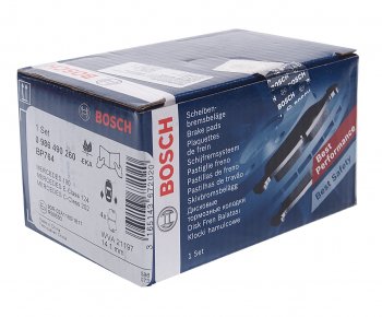 1 639 р. Колодки тормозные задние (4шт.) BOSCH Mercedes-Benz E-Class W210 дорестайлинг универсал (1996-1999)  с доставкой в г. Майкоп. Увеличить фотографию 2