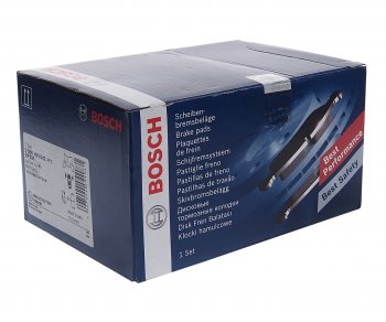 3 699 р. Колодки тормозные передние (4шт.) BOSCH Audi A4 B5 8D5 универсал 1-ый рестайлинг (1996-1998)  с доставкой в г. Майкоп. Увеличить фотографию 2