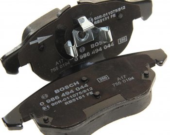 3 599 р. Колодки тормозные передние (4шт.) BOSCH Opel Astra H универсал рестайлинг (2007-2015)  с доставкой в г. Майкоп. Увеличить фотографию 2
