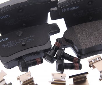 3 199 р. Колодки тормозные задние (4шт.) BOSCH Ford Mondeo Mk3,BWY дорестайлинг, универсал (2000-2003)  с доставкой в г. Майкоп. Увеличить фотографию 2