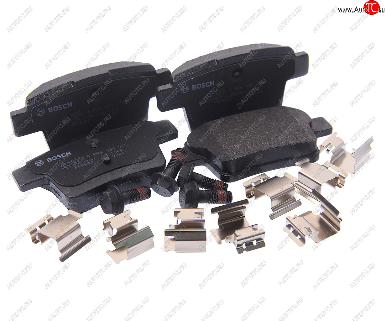 3 199 р. Колодки тормозные задние (4шт.) BOSCH Ford Mondeo Mk3,BWY дорестайлинг, универсал (2000-2003)  с доставкой в г. Майкоп