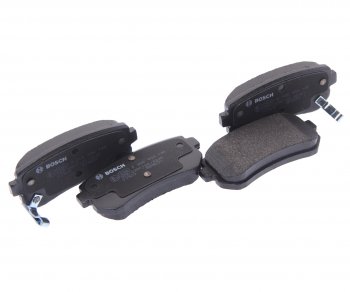 Колодки тормозные задние (4шт.) BOSCH KIA Rio 2 JB дорестайлинг, хэтчбэк 5 дв. (2005-2009)