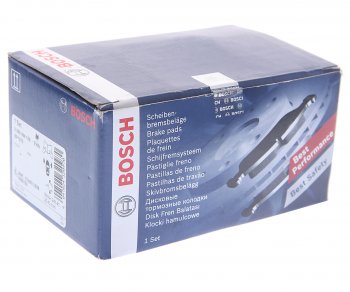 4 499 р. Колодки тормозные передние (4шт.) BOSCH Volvo XC90 C 2-ой рестайлинг (2010-2014)  с доставкой в г. Майкоп. Увеличить фотографию 3