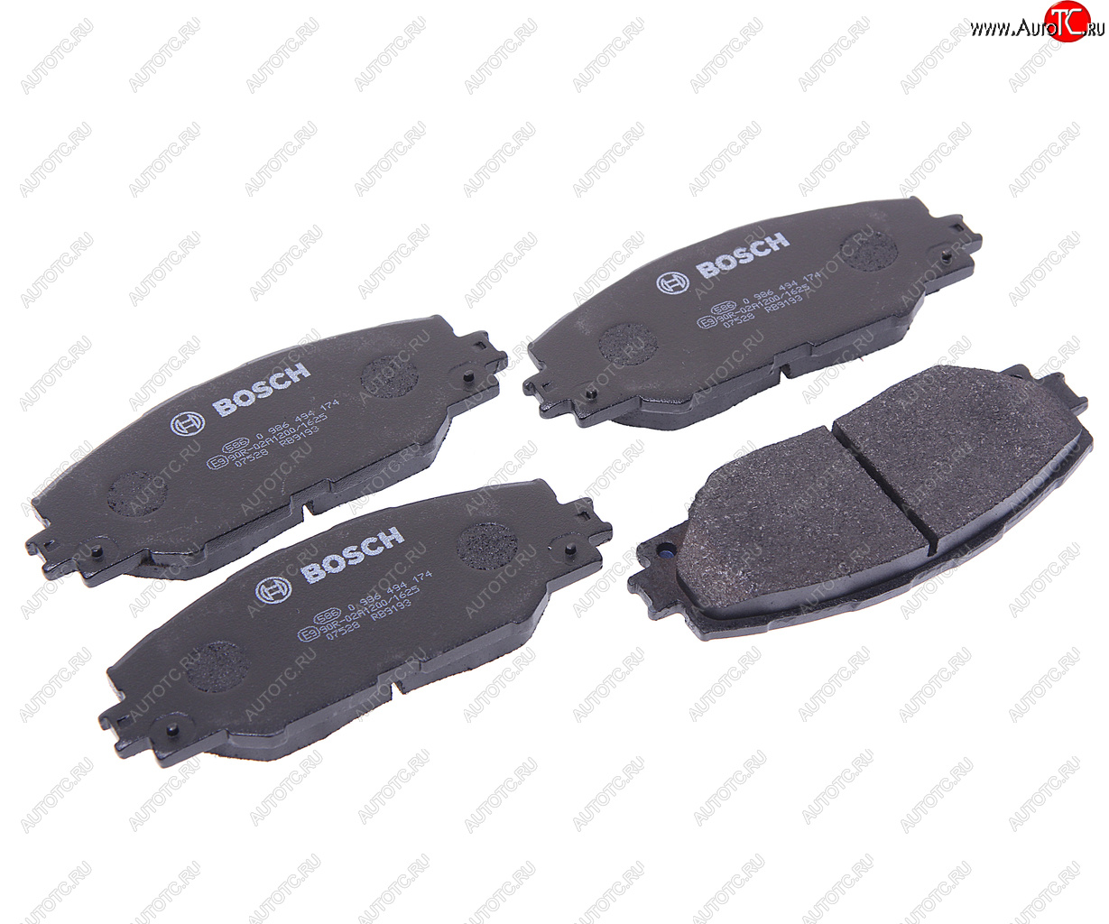 3 799 р. Колодки тормозные передние (4шт.) BOSCH Toyota Auris E150 хэтчбэк 5 дв. дорестайлинг (2006-2010)  с доставкой в г. Майкоп