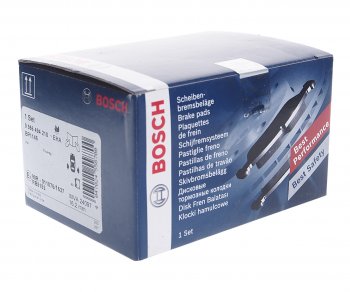 2 479 р. Колодки тормозные задние (4шт.) BOSCH Volkswagen Touareg GP рестайлинг (2006-2010)  с доставкой в г. Майкоп. Увеличить фотографию 2