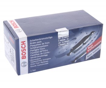 3 189 р. Колодки тормозные задние (4шт.) BOSCH Hyundai Santa Fe CM дорестайлинг (2006-2009)  с доставкой в г. Майкоп. Увеличить фотографию 3