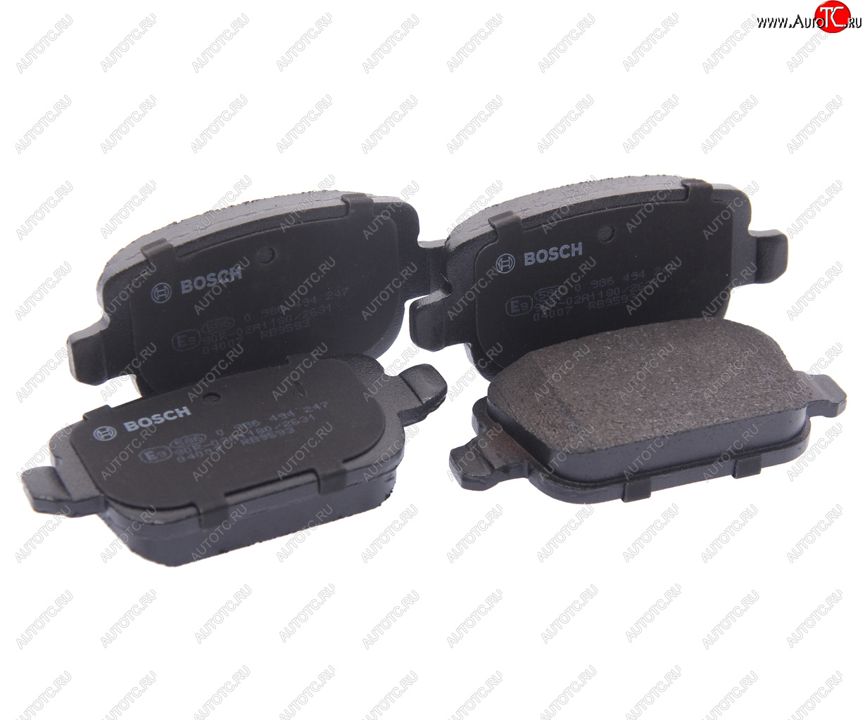2 439 р. Колодки тормозные задние (4шт.) BOSCH Ford Galaxy CK,CD390 дорестайлинг (2014-2019)  с доставкой в г. Майкоп
