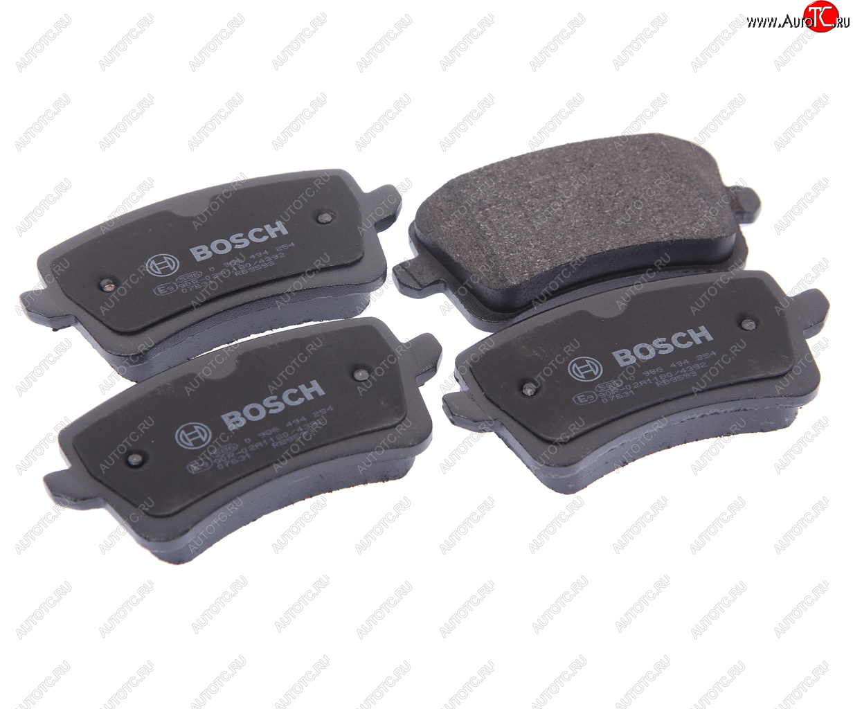 3 599 р. Колодки тормозные задние (4шт.) BOSCH Audi Q5 8R рестайлинг (2012-2017)  с доставкой в г. Майкоп
