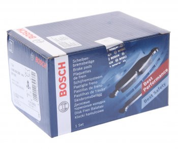 2 999 р. Колодки тормозные задние (4шт.) BOSCH BMW 3 серия E90 седан дорестайлинг (2004-2008)  с доставкой в г. Майкоп. Увеличить фотографию 4