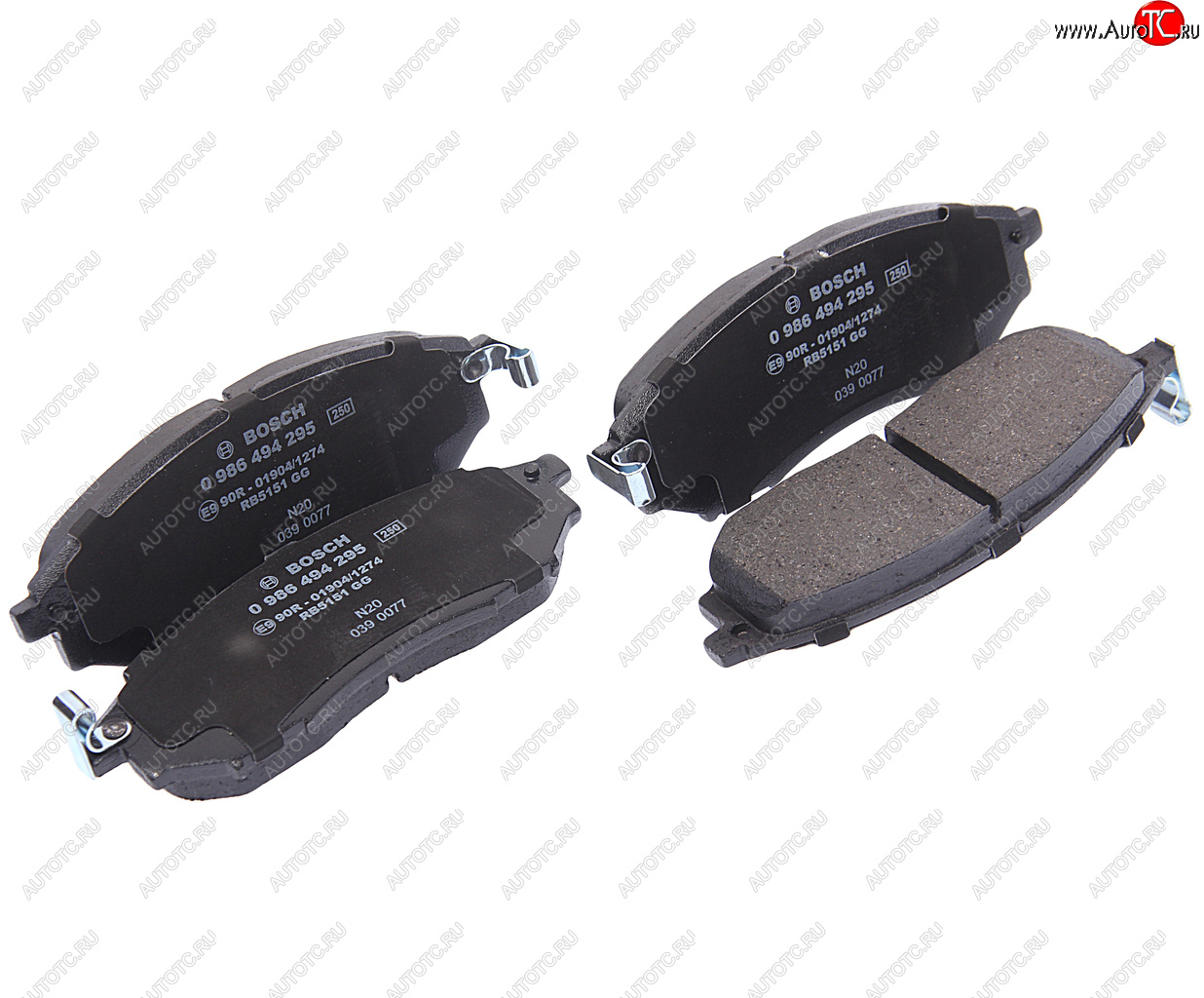 3 089 р. Колодки тормозные передние R17 (4шт.) BOSCH Nissan Navara 1 D22 рестайлинг (2000-2005)  с доставкой в г. Майкоп