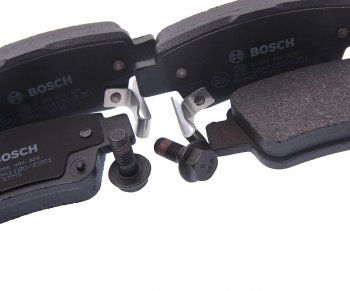 2 779 р. Колодки тормозные задние (4шт.) BOSCH Honda CR-V RE1,RE2,RE3,RE4,RE5,RE7 дорестайлинг (2007-2010)  с доставкой в г. Майкоп. Увеличить фотографию 2