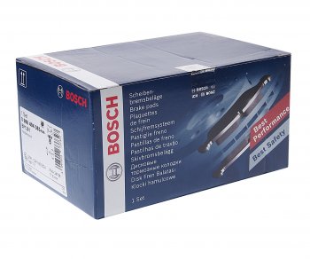 4 949 р. Колодки тормозные передние MКПП (4шт.) BOSCH Honda Accord 9 CR седан дорестайлинг (2013-2016)  с доставкой в г. Майкоп. Увеличить фотографию 2
