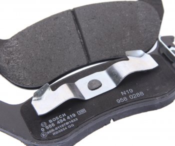 3 199 р. Колодки тормозные задние (4шт.) BOSCH Jeep Cherokee KJ дорестайлинг (2001-2005)  с доставкой в г. Майкоп. Увеличить фотографию 2