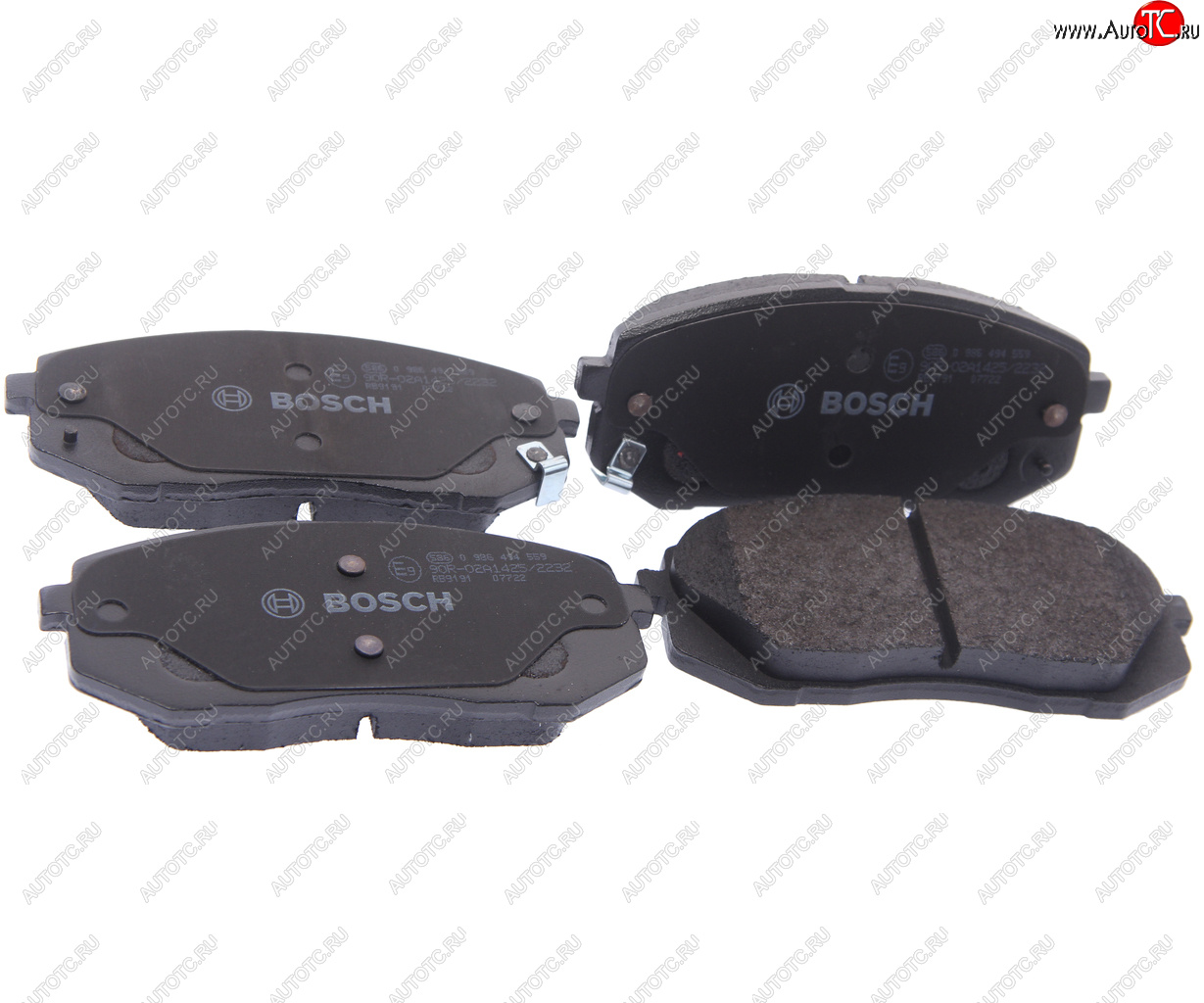 3 299 р. Колодки тормозные передние без отверстий (4шт.) BOSCH Hyundai IX35 LM рестайлинг (2013-2018)  с доставкой в г. Майкоп
