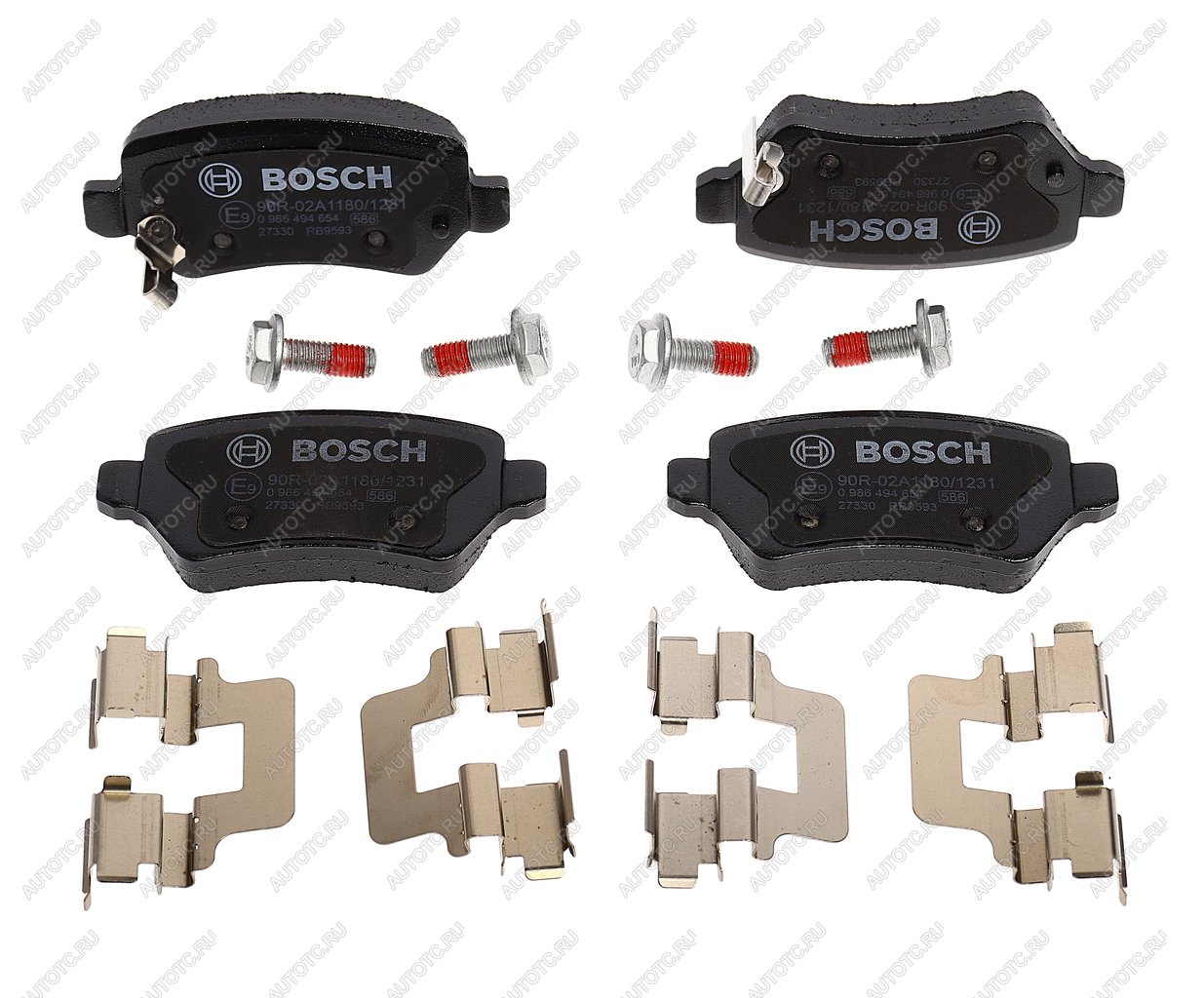 3 999 р. Колодки тормозные задние (4шт.) BOSCH Opel Astra G хэтчбэк 5 дв. (1998-2005)  с доставкой в г. Майкоп