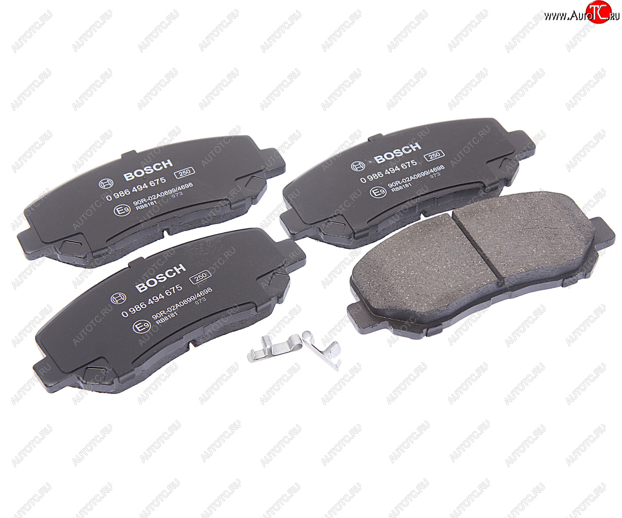 3 999 р. Колодки тормозные передние (4шт.) BOSCH Mazda CX-5 KE дорестайлинг (2011-2014)  с доставкой в г. Майкоп