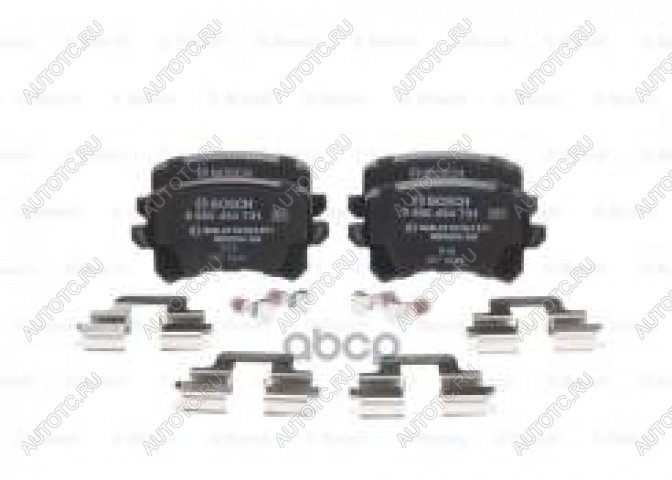 3 799 р. Колодки тормозные задние (4шт.) BOSCH Volkswagen Passat B5.5 универсал рестайлинг (2000-2005)  с доставкой в г. Майкоп