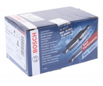 1 559 р. Колодки тормозные дисковые (4шт.) BOSCH INFINITI G35 V35 седан (2002-2007)  с доставкой в г. Майкоп. Увеличить фотографию 3