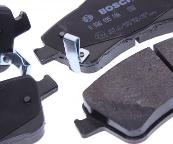 2 799 р. Колодки тормозные передние (4шт.) BOSCH Toyota Avensis T270 универсал 1-ый рестайлинг (2011-2015)  с доставкой в г. Майкоп. Увеличить фотографию 2
