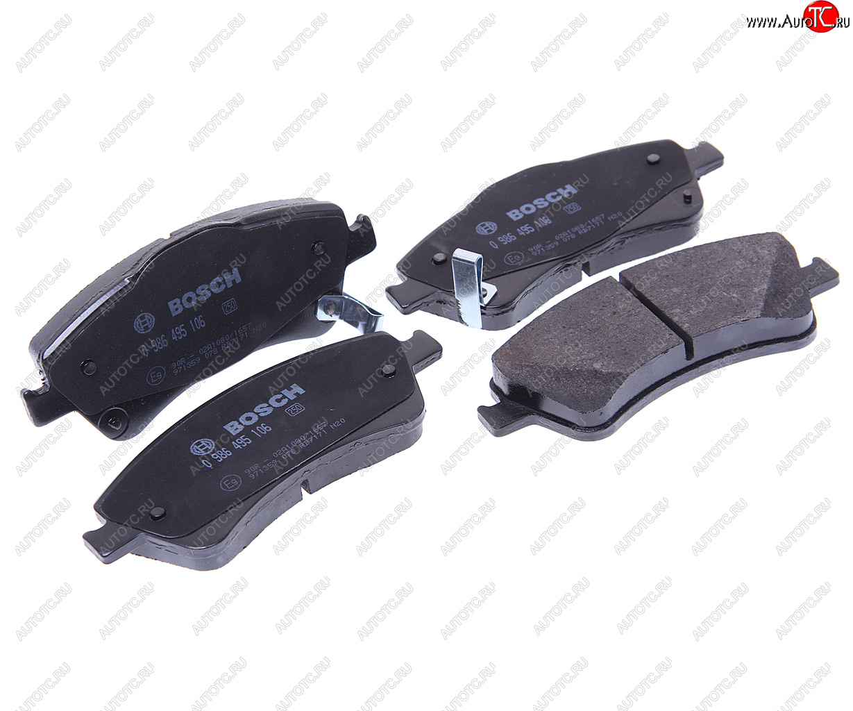 2 799 р. Колодки тормозные передние (4шт.) BOSCH Toyota Avensis T270 универсал 1-ый рестайлинг (2011-2015)  с доставкой в г. Майкоп