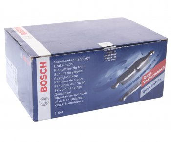 3 699 р. Колодки тормозные передние (4шт.) BOSCH Audi A4 B8 дорестайлинг, седан (2007-2011)  с доставкой в г. Майкоп. Увеличить фотографию 3