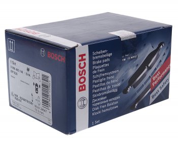 2 499 р. Колодки тормозные передние (4шт.) BOSCH Nissan Almera Classic седан B10 (2006-2013)  с доставкой в г. Майкоп. Увеличить фотографию 2