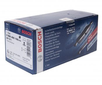 2 599 р. Колодки тормозные задние (4шт.) BOSCH Chevrolet Evanda (2004-2006)  с доставкой в г. Майкоп. Увеличить фотографию 2