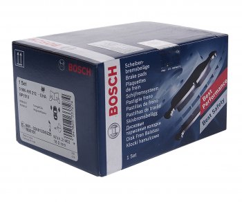 1 639 р. Колодки тормозные передние (4шт.) BOSCH Renault Logan 1 дорестайлинг (2004-2010)  с доставкой в г. Майкоп. Увеличить фотографию 2