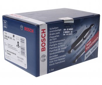 1 279 р. Колодки тормозные задние (4шт.) BOSCH Audi A4 B5 8D5 универсал 1-ый рестайлинг (1996-1998)  с доставкой в г. Майкоп. Увеличить фотографию 2