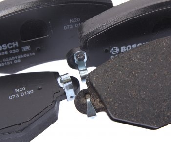 2 979 р. Колодки тормозные передние (4шт.) BOSCH Ford Mondeo Mk3,BWY дорестайлинг, универсал (2000-2003)  с доставкой в г. Майкоп. Увеличить фотографию 2
