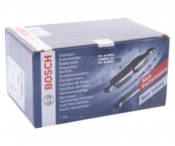 2 979 р. Колодки тормозные передние (4шт.) BOSCH Ford Mondeo Mk3,BWY дорестайлинг, универсал (2000-2003)  с доставкой в г. Майкоп. Увеличить фотографию 3