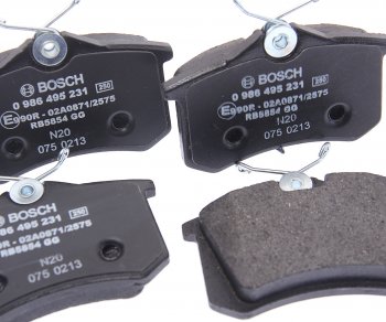 1 659 р. Колодки тормозные задние (4шт.) BOSCH CITROEN C8 (2002-2014)  с доставкой в г. Майкоп. Увеличить фотографию 2