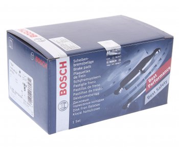 2 899 р. Колодки тормозные передние (4шт.) BOSCH Audi A6 С4 седан (1994-1997)  с доставкой в г. Майкоп. Увеличить фотографию 3