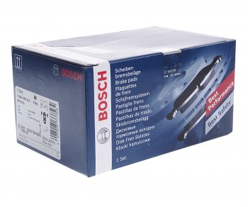 3 299 р. Колодки тормозные передние (4шт.) BOSCH Audi A6 (C8) универсал дорестайлинг (2018-2023)  с доставкой в г. Майкоп. Увеличить фотографию 2