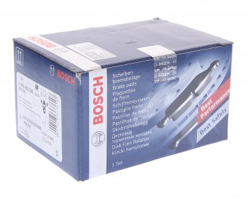 1 559 р. Колодки тормозные передние (4шт.) BOSCH Volkswagen Golf 5 хэтчбэк (2003-2009)  с доставкой в г. Майкоп. Увеличить фотографию 3