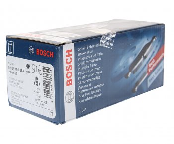 1 899 р. Колодки тормозные задние (4шт.) BOSCH CITROEN Jumper 250 (2006-2014)  с доставкой в г. Майкоп. Увеличить фотографию 2