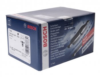 1 449 р. Колодки тормозные передние (4шт.) BOSCH CITROEN C2 (2003-2009)  с доставкой в г. Майкоп. Увеличить фотографию 2