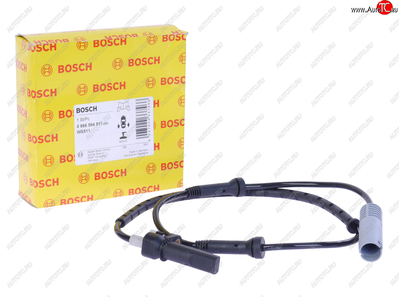5 699 р. Датчик АБС BMW E39 колеса заднего BOSCH BOSCH 0986594511  с доставкой в г. Майкоп