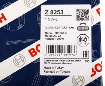 2 699 р. Фильтр-патрон DAF CF75,85,95 (M41х1.5мм h=134мм) осушителя воздуха BOSCH BOSCH 0986628253  с доставкой в г. Майкоп. Увеличить фотографию 4