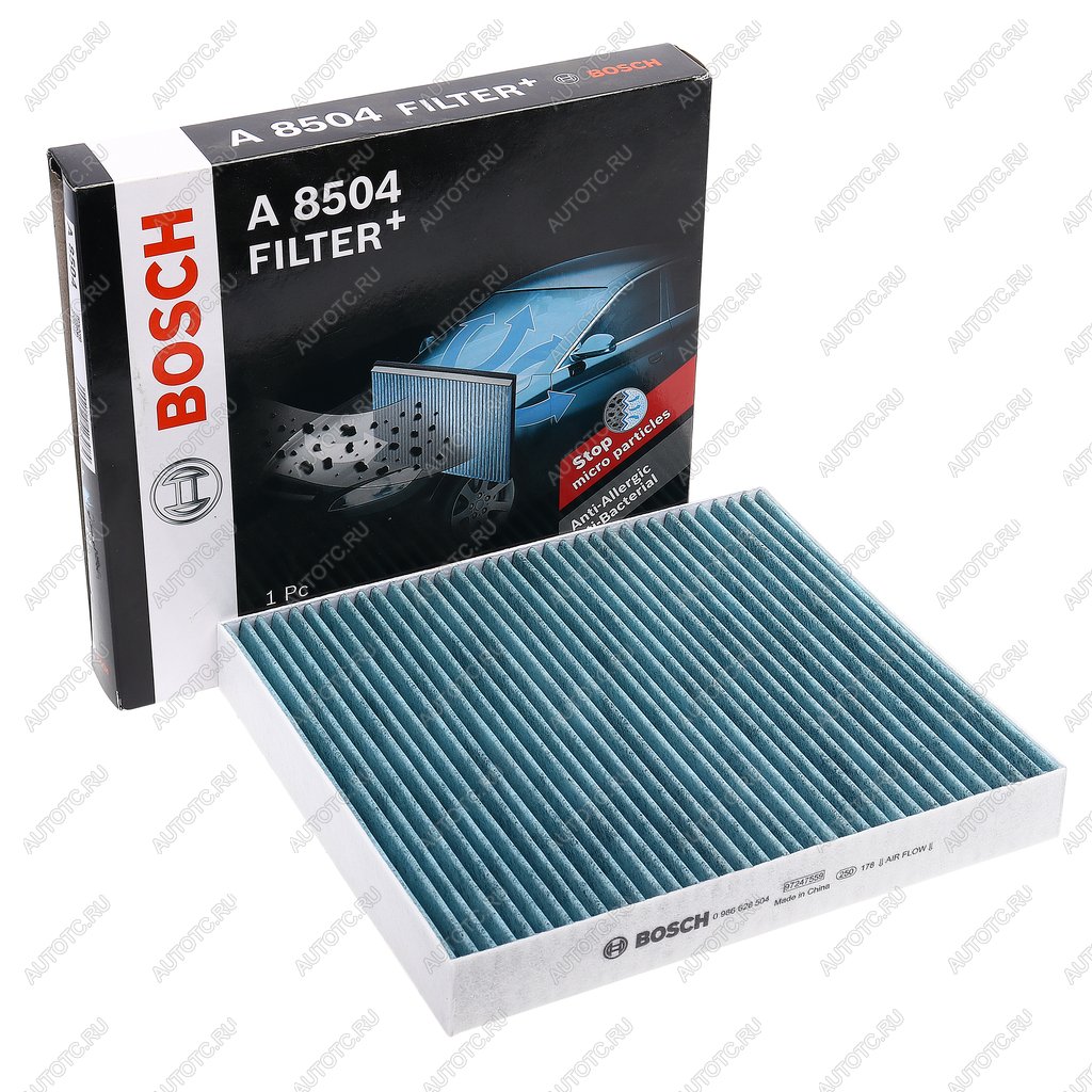 2 069 р. Фильтр воздушный салона VW Polo SKODA Fabia (-10) угольный BOSCH BOSCH 0986628504 BOSCH 0986628504  с доставкой в г. Майкоп