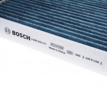 2 179 р. Фильтр воздушный салона VW Touareg,T5 AUDI Q7 PORSCHE Cayenne угольный BOSCH BOSCH 0986628517  с доставкой в г. Майкоп. Увеличить фотографию 2