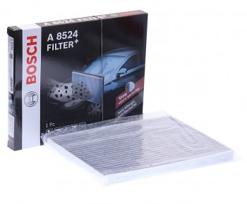1 769 р. Фильтр воздушный салона NISSAN Qashqai (J10E),X-Trail (T31) угольный BOSCH BOSCH 0986628524  с доставкой в г. Майкоп. Увеличить фотографию 2