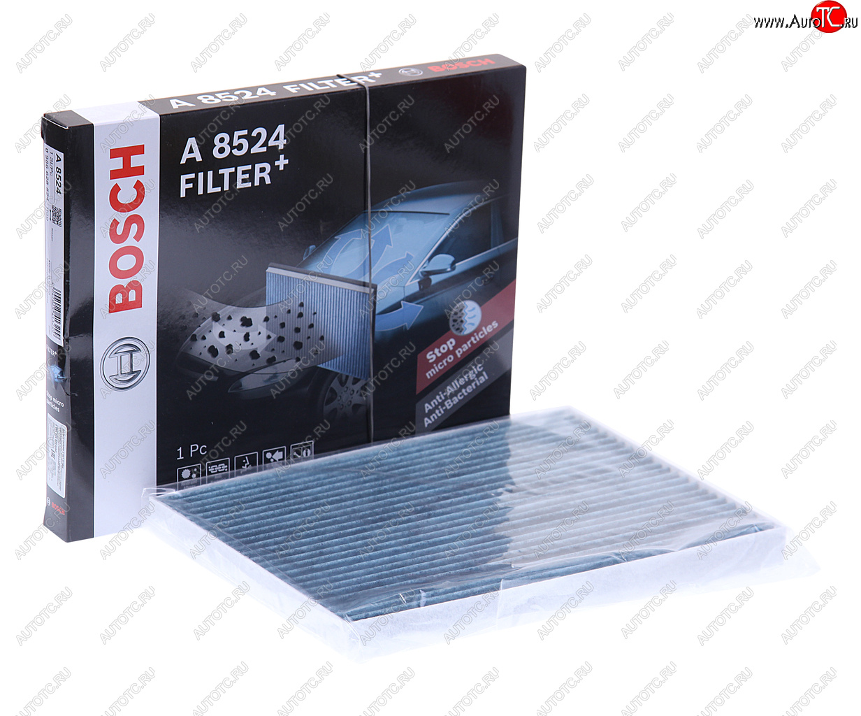1 769 р. Фильтр воздушный салона NISSAN Qashqai (J10E),X-Trail (T31) угольный BOSCH BOSCH 0986628524  с доставкой в г. Майкоп