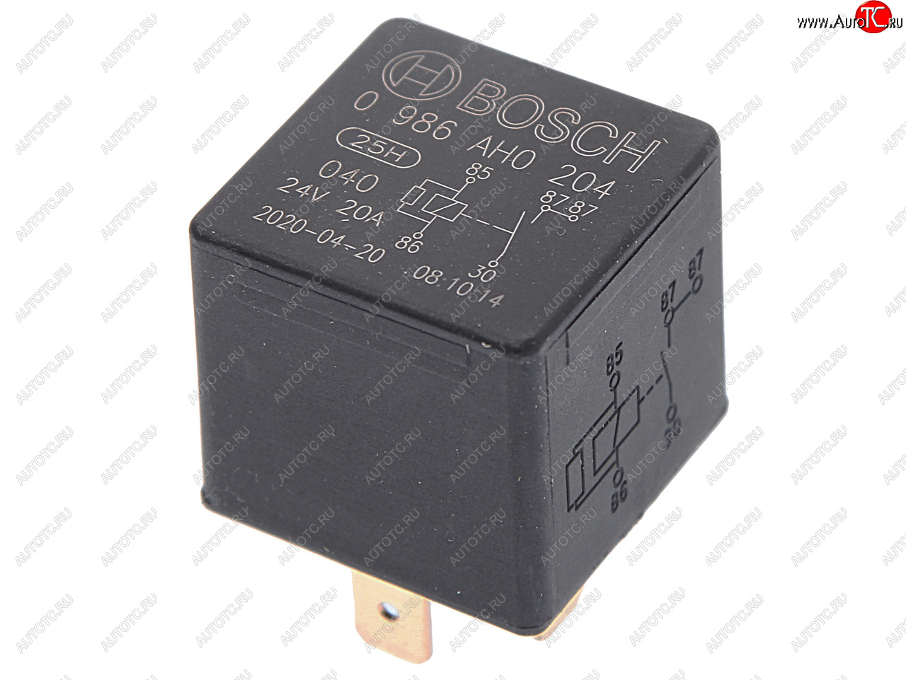 379 р. Реле электромагнитное 24V 5-ти контактное (20A) с сопротивлением BOSCH BOSCH 0986ah0204  с доставкой в г. Майкоп