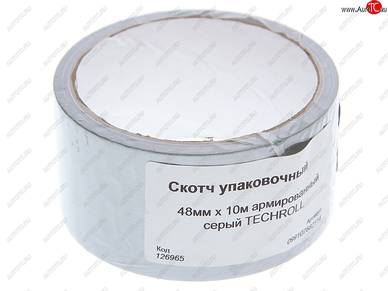 64 р. Скотч упаковочный 48ммх10м армированный серый TECHROLL TECHROLL 099107682114  с доставкой в г. Майкоп