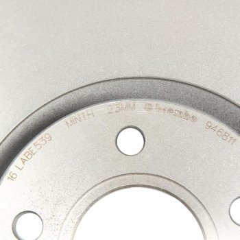 6 799 р. Диск тормозной FORD Focus 2,3,C-Maх,Kuga VOLVO C30,S40 (300х25) передний (1шт.) BREMBO BREMBO 09.9468.11  с доставкой в г. Майкоп. Увеличить фотографию 3