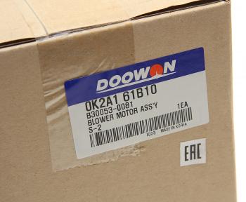 2 999 р. Мотор отопителя KIA Spectra (00-) DOOWON DOOWON 0k2a1-61b10  с доставкой в г. Майкоп. Увеличить фотографию 3